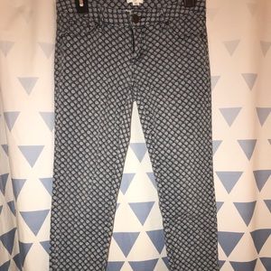 Crown and Ivy printed jeans